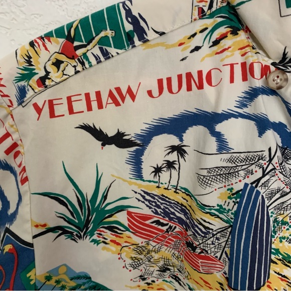 Vintage Florida Retro Postcard Turnpike Toll Collector Uniform Novelty Shirt Top - Picture 7 of 15